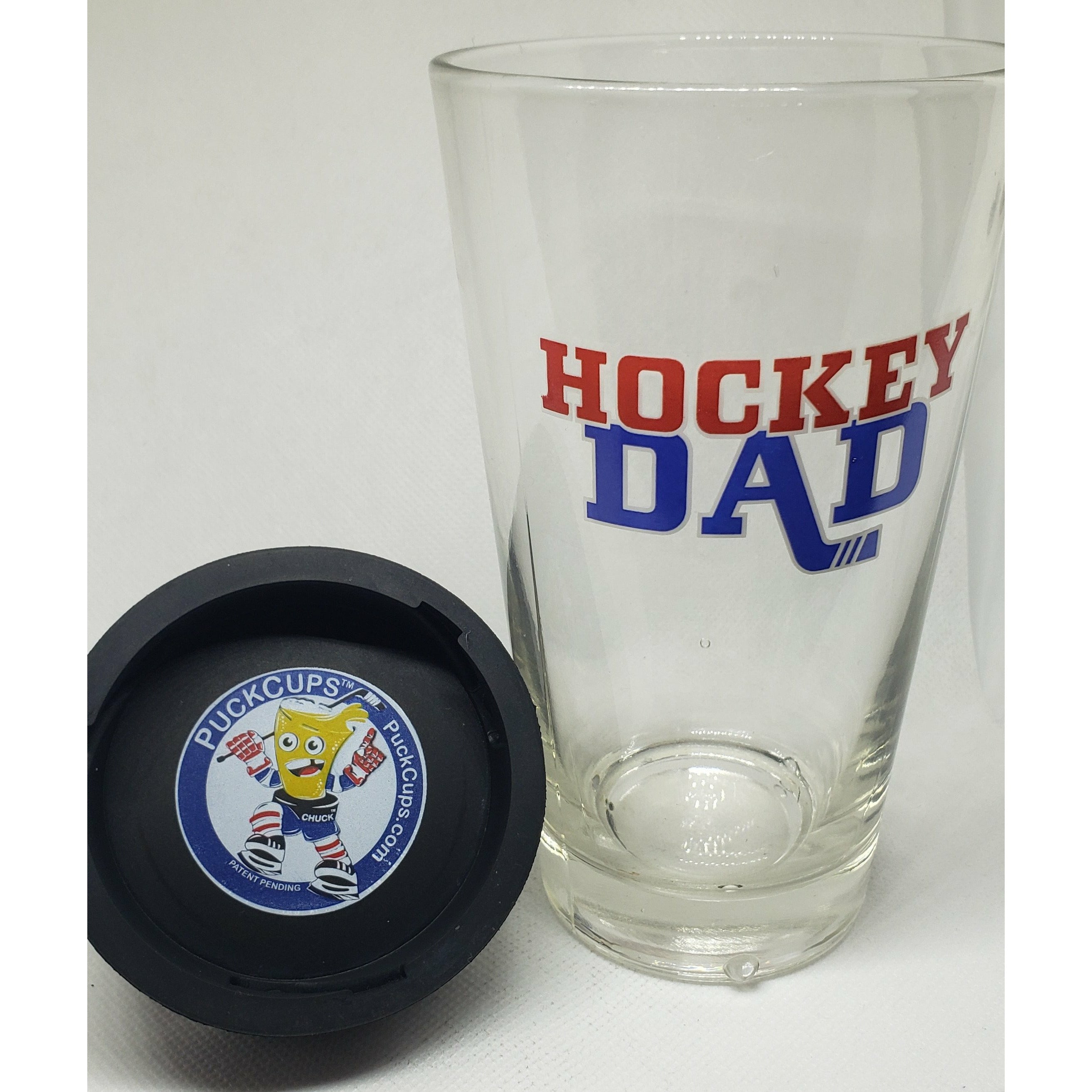 New Fairfield & Newtown Fundraiser 16oz "Hockey Dad" Puck Cups